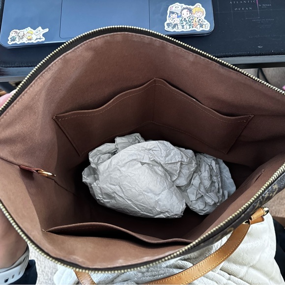 LOUIS VUITTON MONOGRAM TOTALLY MM PURSE TOTE BAG - Picture 3 of 10